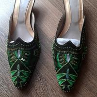 elegati scarpe ricamate