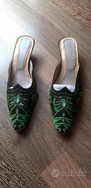 elegati scarpe ricamate