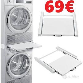 supporto asciugatrice lavatrice in acciaio