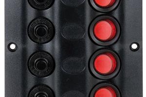 Pannello elettrico Wave 8 interruttori barca