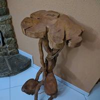 G01 - Porta Piante o Oggetti.Tronco in Edera e Men