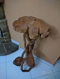 G01 - Porta Piante o Oggetti.Tronco in Edera e Men