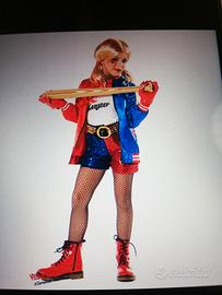 Carnevale Costume Halloween Harley Quinn Bambina