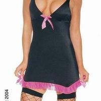 Vestito a tubino con reggicalze