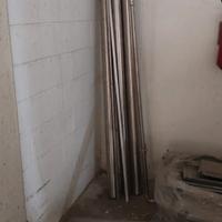 10 /12 metri circa 88,9 x 1,5 tubi acciaio inox 