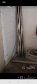 10 /12 metri circa 88,9 x 1,5 tubi acciaio inox 