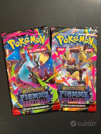 🚨X2 pacchetti carte pokémon Fiamme Spettrali ita 
