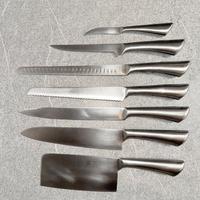 Set coltelli acciao inox lavorati a mano