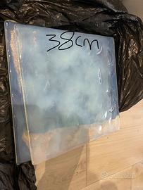 Lotto 8 lastre Vetro Murano oro 24kt