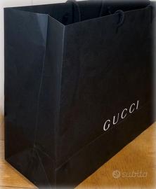 Gucci maxi Shopper, busta borsa di carta 65x45x20h