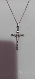 Collana e crocefisso tutto argento 925