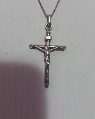 Collana e crocefisso tutto argento 925