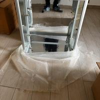 Vetrina in acciaio e vetro