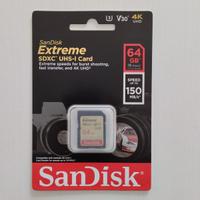 Scheda di memoria SanDisk Extreme 64 GB 150 MB/s