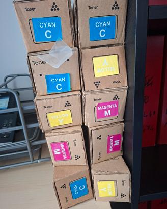 10 Toner nuovi per stampante Ricoh 