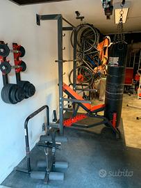 Home Gym Completa – Rack, Panca, Bilanciere, Disch