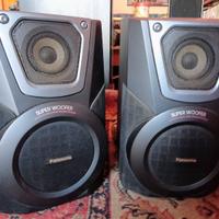 CASSE STEREO PANASONIC SUPER WUFER 100 WAT