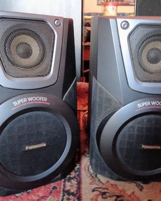 CASSE STEREO PANASONIC SUPER WUFER 100 WAT