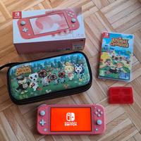 Nintendo Switch Lite Coral NUOVA + Animal Crossing