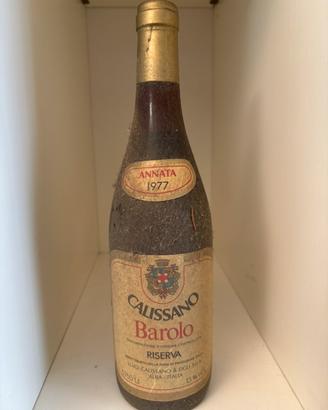 Vino Barolo Calissano riserva DOC 1977