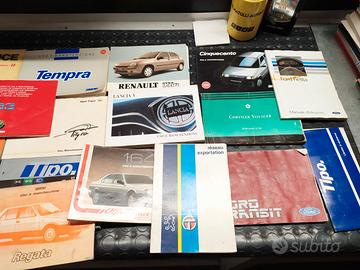 Libretti uso e manutenzione auto epoca