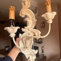 N. 2 Appliques legno decapato NUOVI