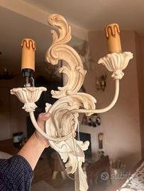 N. 2 Appliques legno decapato NUOVI