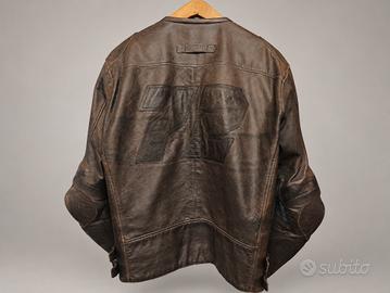 Giacca moto Dainese 1972 GP & Road in pelle nera v