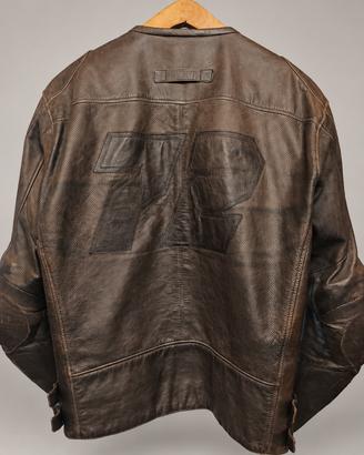 Giacca moto Dainese 1972 GP & Road in pelle nera v