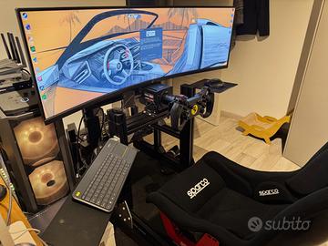 Bundle Simagic Alpha mini+ volante GT4 doppia friz