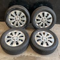 KIT INVERNALE 215/60/16 GOMME USATE + CERCHI SKODA