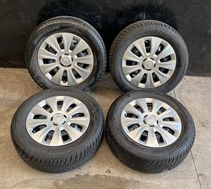 KIT INVERNALE 215/60/16 GOMME USATE + CERCHI SKODA