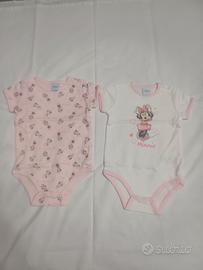 set 2 body minnie disney OVS 3/6 mesi 62 cm