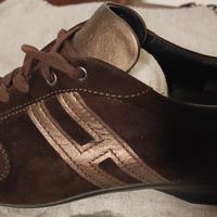 Hogan scarpe scamosciate donna nuove n.41