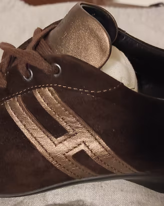 Hogan scarpe scamosciate donna nuove n.41