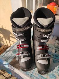 scarponi da sci con borsone 