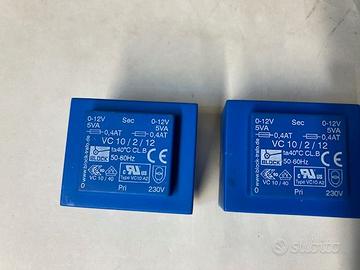 Trasformatore di sicurezza 12+12V 10VA