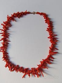 Collana Corallo rosso mediterraneo 