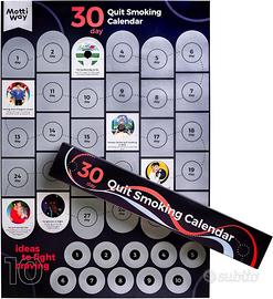 Calendario poster smettere di fumare