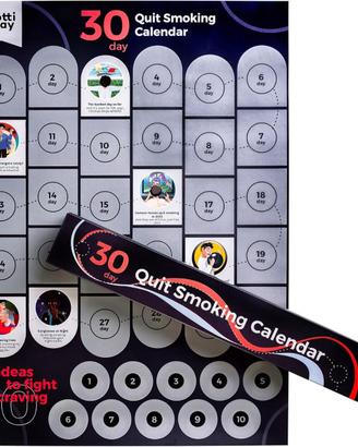 Calendario poster smettere di fumare