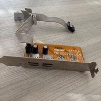 Scheda 2 porte USB 1.0