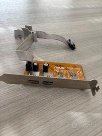 Scheda 2 porte USB 1.0