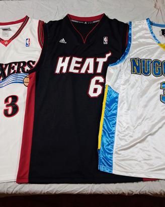Lotto 3 canotte Nba