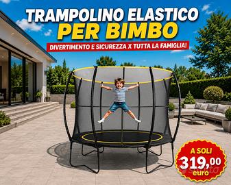 TRAMPOLINO ELASTICO PER BIMBO Ø 305 CM