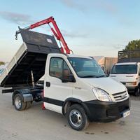 Iveco daily 35 c 12 ribaltabile con gru fassi f 20