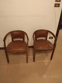 Poltroncine in pelle