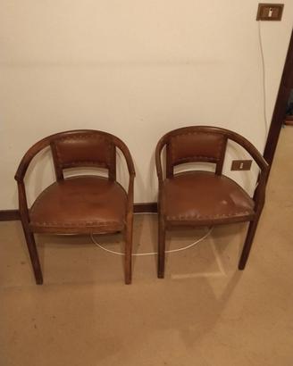 Poltroncine in pelle