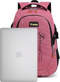 Zaino,borsa notebook da 15.6 pollici,custodia Rosa