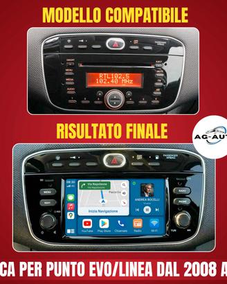 Fiat Punto Evo o Linea Autoradio android KIT COMPL