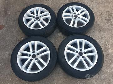SET N°4 CERCHI LEGA VOLKSWAGEN 16" CON GOMME